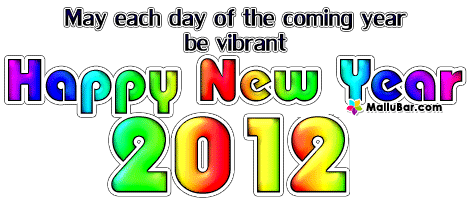 New Year Greetings Glitters