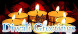 Diwali Greetings Glitter Graphics