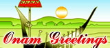 Onam Greetings Glitter Graphics